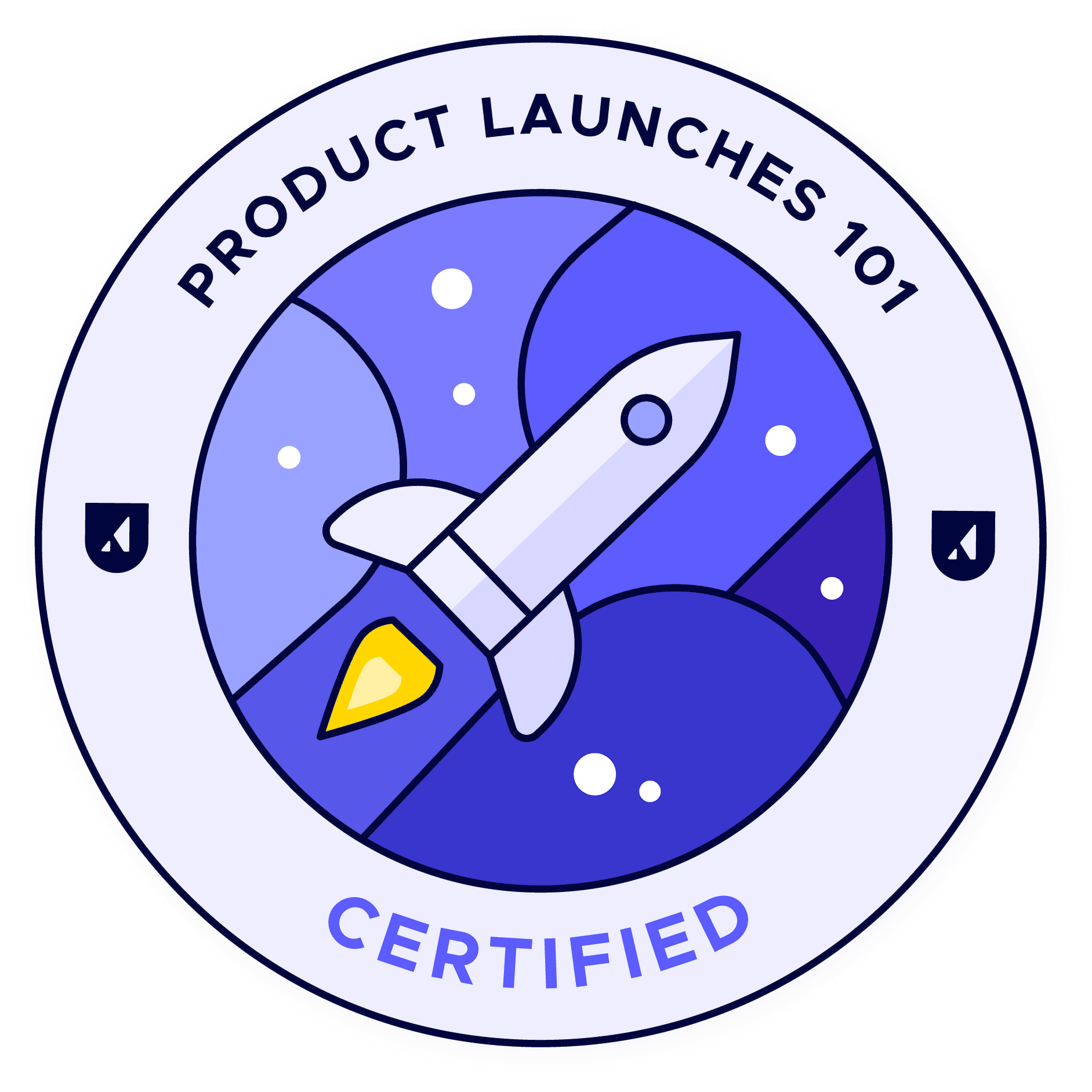 Product launches 101 feature badge