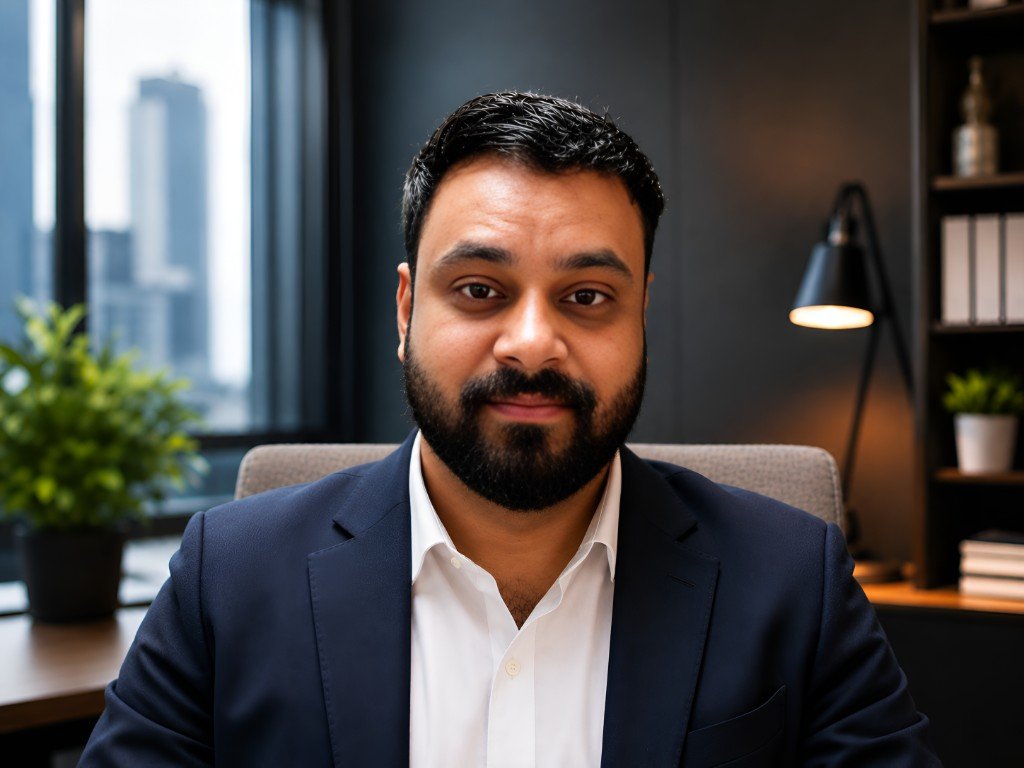 Portrait of Mayank Modi (Jain), Founder & CTO of Softovate Technologies Pvt. Ltd.